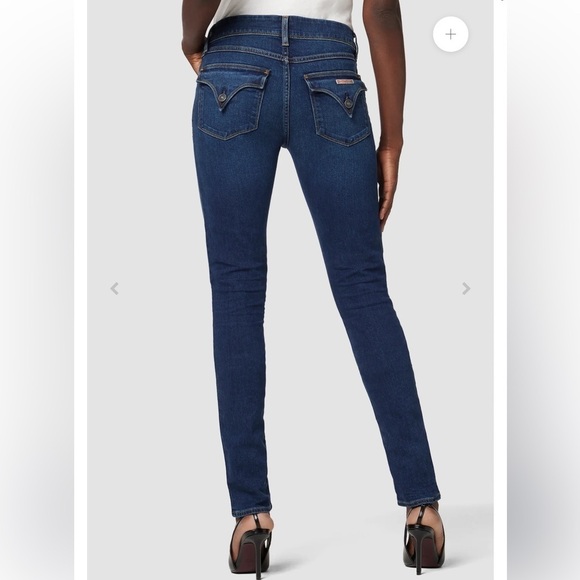 NWT HUDSON COLLIN MIDRISE SKINNY Supermodel Jeans Flap Pockets, Premium 27 - Picture 9 of 14